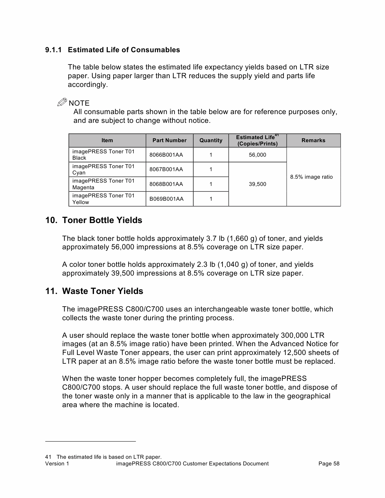 Canon imagePRESS C800 C700 Customer Expectations Document-6